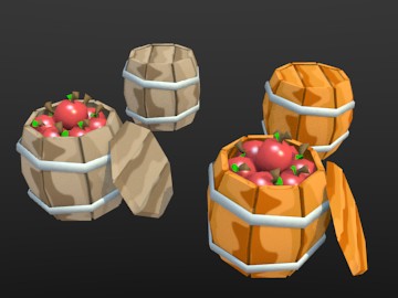 Barrel &amp; Barrel With Apples preview image 1